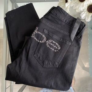 BEBE Y2K BLACK SKINNY JEANS